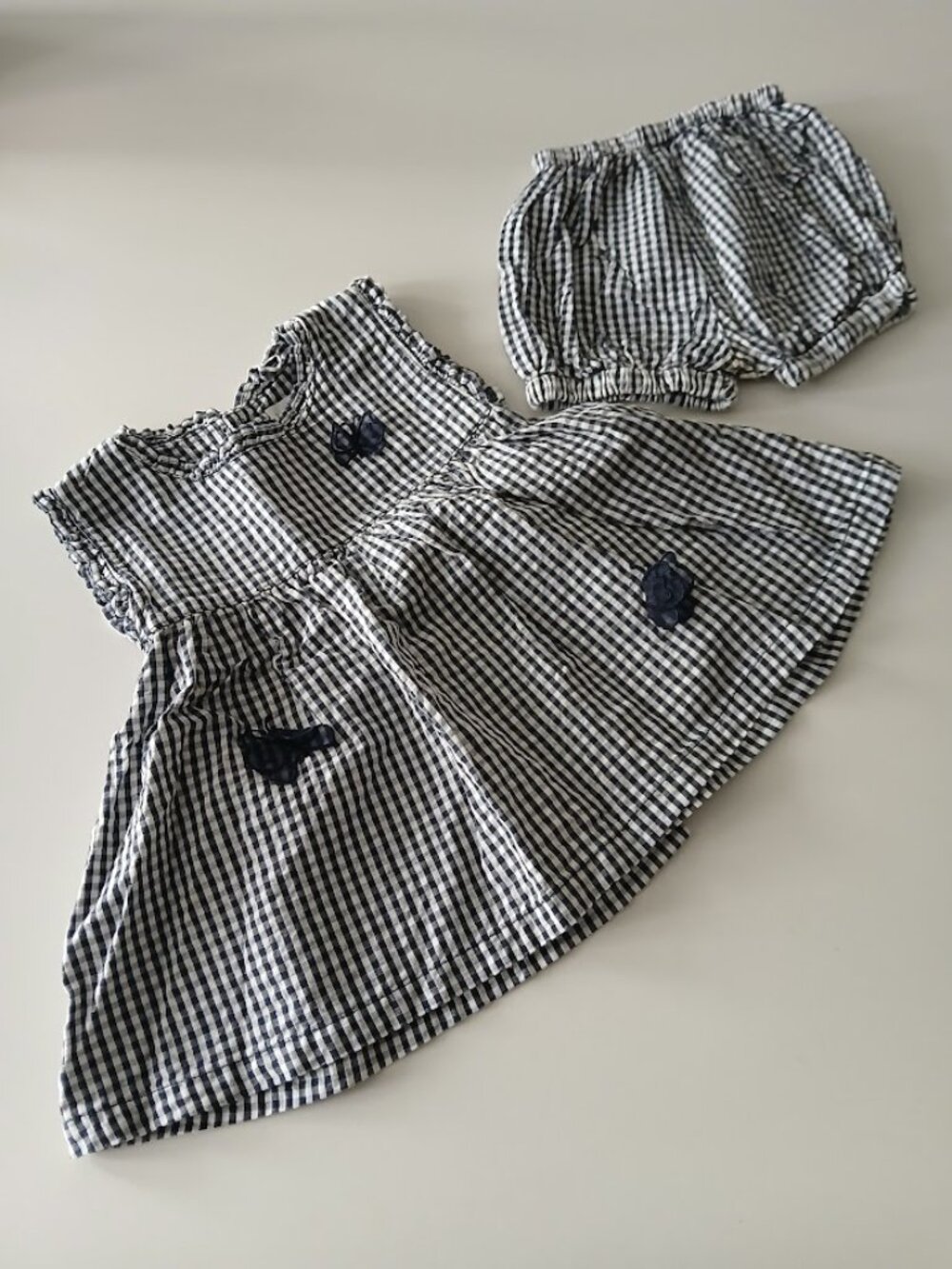 Baby Place by Children's Place Gingham Dress 2pc set 12mo